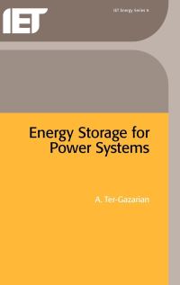 Book Cover for Energy Storage for Power Systems by A TerGazarian, Institution of Electrical Engineers