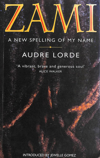 Book Cover for Zami by Audre Lorde