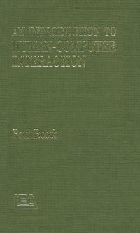 Book Cover for An Introduction to Human-Computer Interaction by Paul A Booth