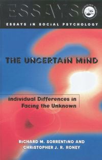 Book Cover for The Uncertain Mind by Richard M Sorrentino, Christopher R J Roney