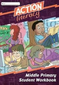 Book Cover for Action Literacy Middle Primary Student Workbook by ACER Press