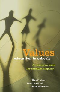 Book Cover for Values Education in Schools by ACER Press