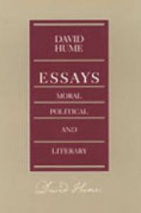 Book Cover for Essays -- Moral Political & Literary, 2nd Edition by David Hume