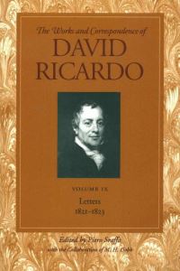 Book Cover for Works & Correspondence of David Ricardo. Volume 09 Letters 1821-1823 by David Ricardo