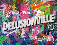 Book Cover for Greetings from Delusionville by Ron English