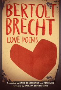 Book Cover for Love Poems by Bertolt Brecht