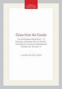 Book Cover for Gears from the Greeks by Derek J de Solla Price