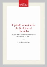 Book Cover for Optical Corrections in the Sculpture of Donatello by Robert Munman