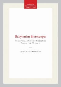 Book Cover for Babylonian Horoscopes by Francesca Rochberg