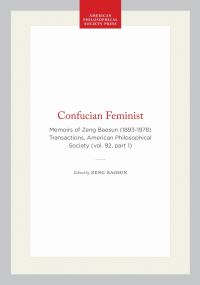 Book Cover for Confucian Feminist by Baosun Zeng, Thomas L Kennedy