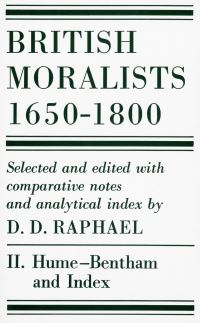 Book Cover for British Moralists: 1650-1800 (Volumes 2) by D D Raphael