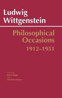Book Cover for Philosophical Occasions by Ludwig Wittgenstein