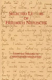 Book Cover for Selected Letters of Friedrich Nietzsche by Friedrich Nietzsche