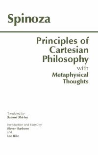 Book Cover for Principles of Cartesian Philosophy by Baruch Spinoza, Lee Rice
