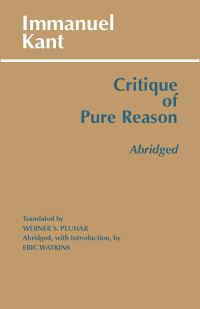 Book Cover for Critique of Pure Reason, Abridged by Immanuel Kant