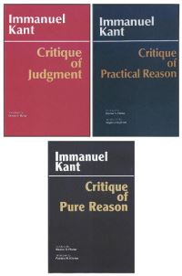 Book Cover for Three Critiques, 3-Volume Set by Immanuel Kant