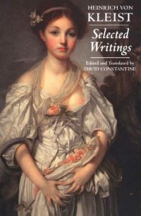 Book Cover for Kleist: Selected Writings by Heinrich Von Kleist