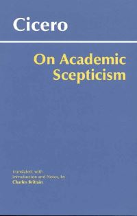 Book Cover for On Academic Scepticism by Marcus Tullius Cicero, Charles Brittain