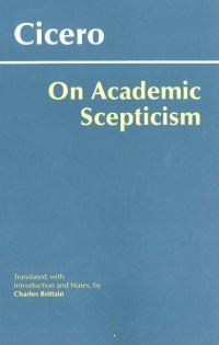 Book Cover for On Academic Scepticism by Cicero
