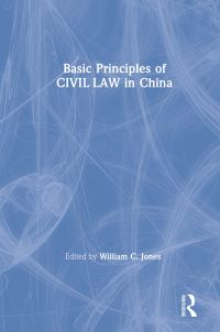 Book Cover for Basic Principles of Civil Law in China by William C Jones