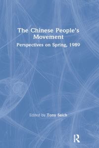 Book Cover for The Chinese People's Movement by Tony Saich