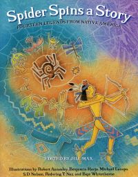 Book Cover for Spider Spins a Story by Jill Max