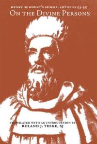Book Cover for Henry of Ghent's Summa. Articles 53-55, on the Divine Persons by Henry