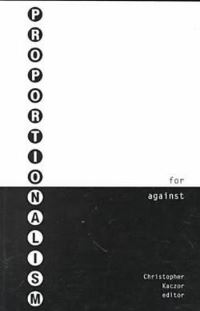 Book Cover for Proportionalism by Christopher Robert Kaczor