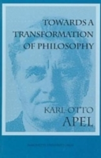 Book Cover for Towards a Transformation of Philosophy by KarlOtto Apel, Pol Vandevelde