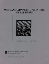 Book Cover for Wetland Adaptations in the Great Basin - OP #1 by Joel C Janetski