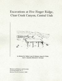 Book Cover for Excavations At Five Finger Ridge OP #5 by Richard K Talbot