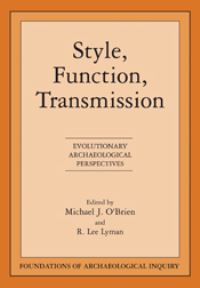Book Cover for Style, Function, Transmission by Michael J OBrien, R Lyman