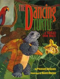 Book Cover for The Dancing Turtle by Pleasant DeSpain, David Boston