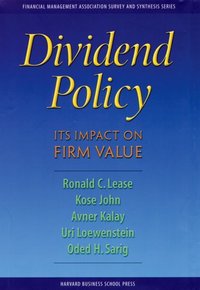 Book Cover for Dividend Policy by Ronald C Lease