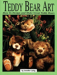 Book Cover for Teddy Bear Art by Jennifer Laing