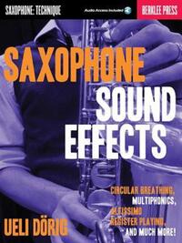 Book Cover for Saxophone Sound Effects by Mark White