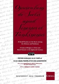 Book Cover for Opusculum De Sectis Apud Sinenses Et Tunkinenses by Adriano, Olga Dror