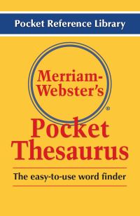 Book Cover for Merriam-Webster's Pocket Thesaurus by Inc MerriamWebster