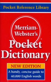 Book Cover for Merriam-Webster's Pocket Dictionary by MerriamWebster