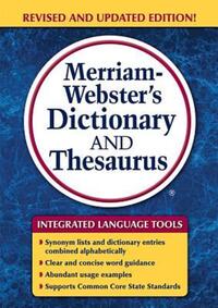 Book Cover for Merriam-Webster's Dictionary and Thesaurus by Inc MerriamWebster