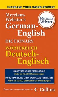 Book Cover for Merriam-Webster's German-English Dictionary by MerriamWebster