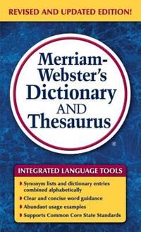 Book Cover for Merriam-Webster's Dictionary and Thesaurus by Inc MerriamWebster