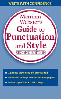 Book Cover for Merriam-Webster's Guide to Punctuation and Style by MerriamWebster