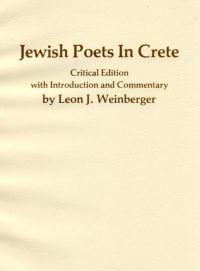 Book Cover for Jewish Poets in Crete by Leon J Weinberger