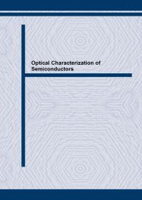 Book Cover for Optical Characterization of Semiconductors by DB Kushev