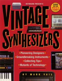Book Cover for Vintage Synthesizers by Mark Vail, Keyboard magazine