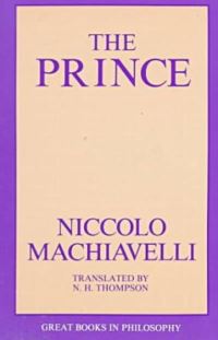 Book Cover for The Prince by Niccolò Machiavelli, N H Thompson