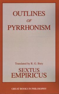 Book Cover for Outlines of Pyrrhonism by Sextus, Robert Gregg Bury