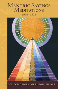 Book Cover for Mantric Sayings by Dr Rudolf Steiner