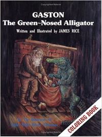 Book Cover for Gaston¬ the Green-Nosed Alligator Coloring Book by James Rice